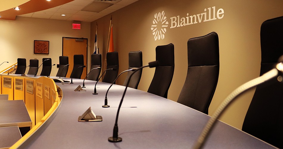 Salle du conseil municipal de Blainville